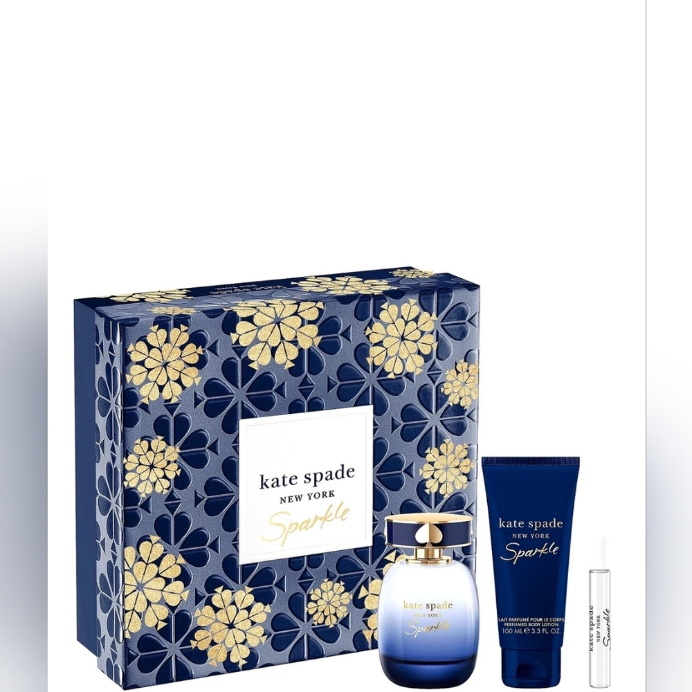 NEW Kate Spade New York Sparkle Eau de Parfum Intense 3-Piece Gift Set